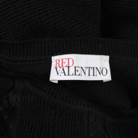 Red Valentino Vestito in Lana in Nero