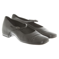 Jil Sander Pumps/Peeptoes en Cuir en Noir