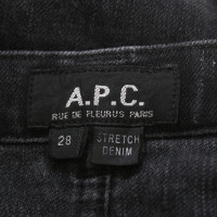 A.P.C. Jeans Katoen in Zwart