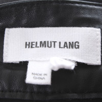 Helmut Lang Lederen rok in zwart