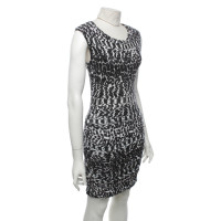 Maje Dress in black and white