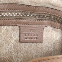 Gucci Handtasche aus Baumwolle in Taupe