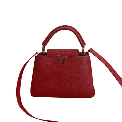 Louis Vuitton Capucines BB27 Leather in Red