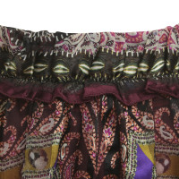 Etro Silk skirt with colorful pattern