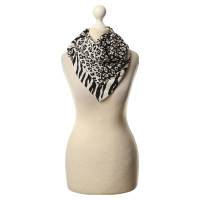 Moschino Cheap And Chic Silk scarf with motif