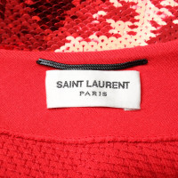 Saint Laurent Kleid aus Jersey in Rot