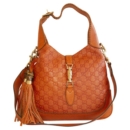 Gucci Jackie Bag Leather in Orange