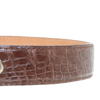 Reptile's House Crocodile leather belt 
