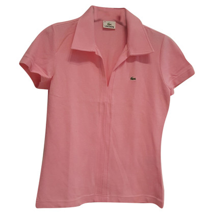 Lacoste Vest Cotton in Pink