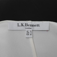L.K. Bennett Kleid in Schwarz/Weiß