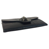 Philipp Plein Clutch aus Python-Leder