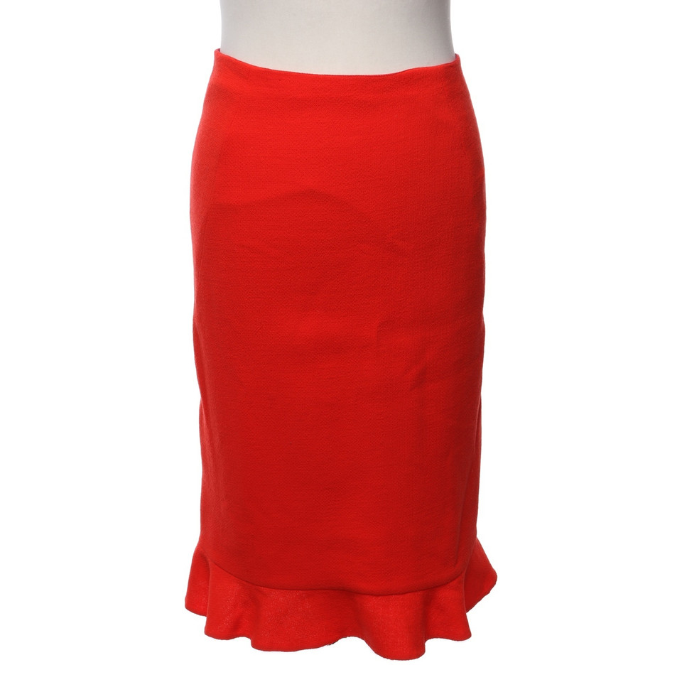 Oscar De La Renta skirt in red