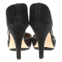 Repetto Suede Pompes en noir