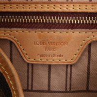Louis Vuitton Shopper aus Canvas in Braun
