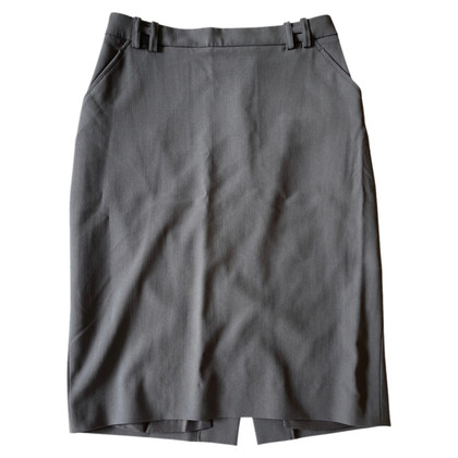 Hermès Skirt Wool in Grey