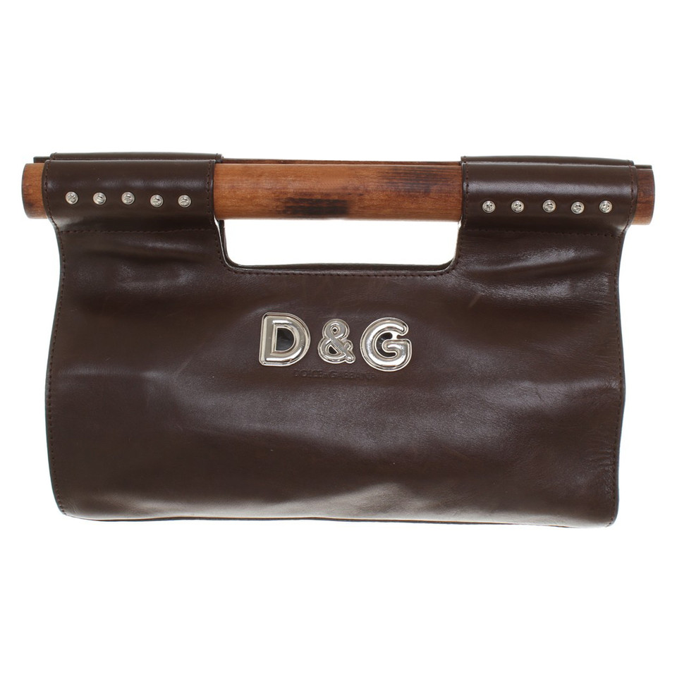 D&G clutch leather