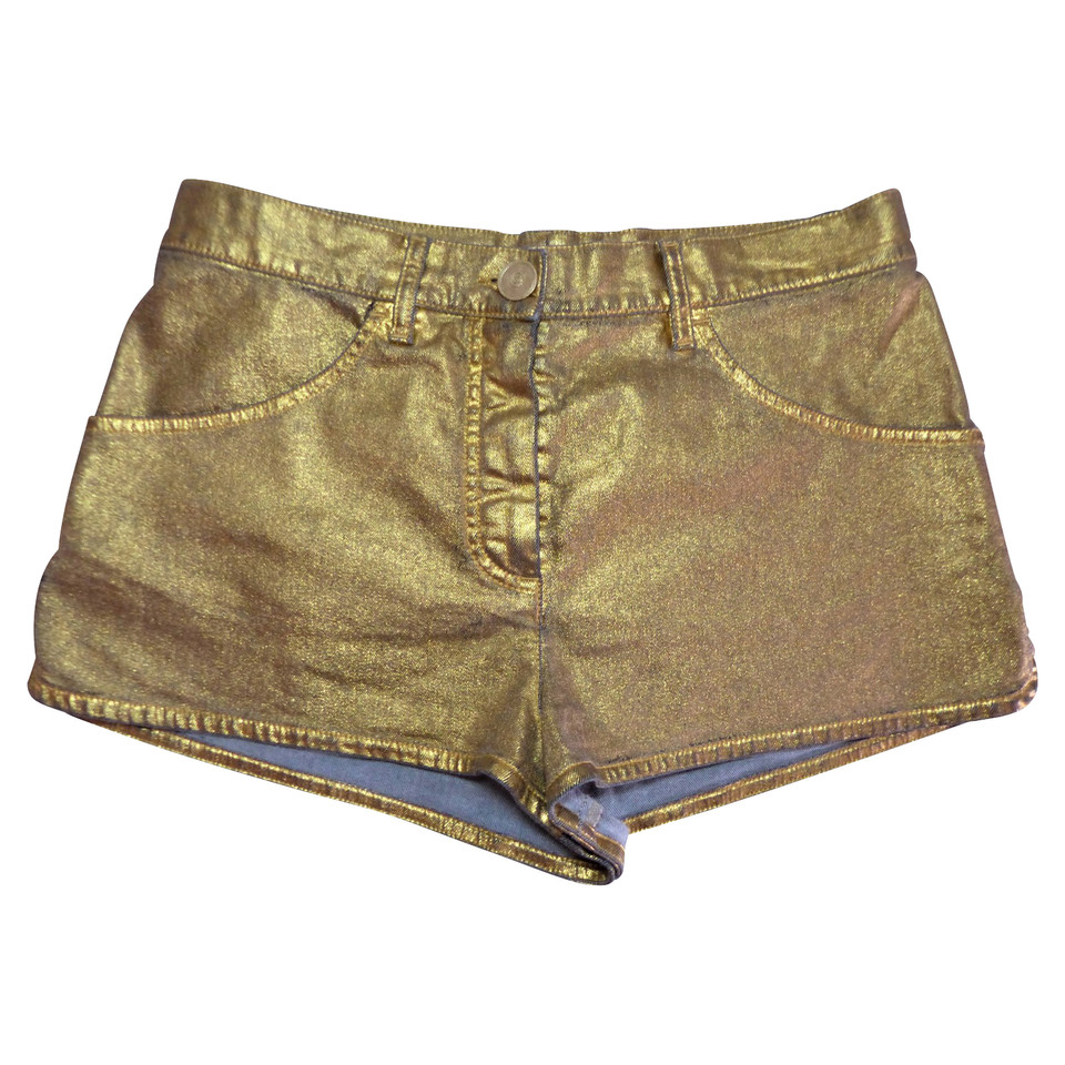 Chanel Goldfarbene Shorts