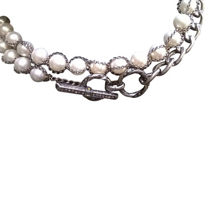 Lanvin collier de perles blanches