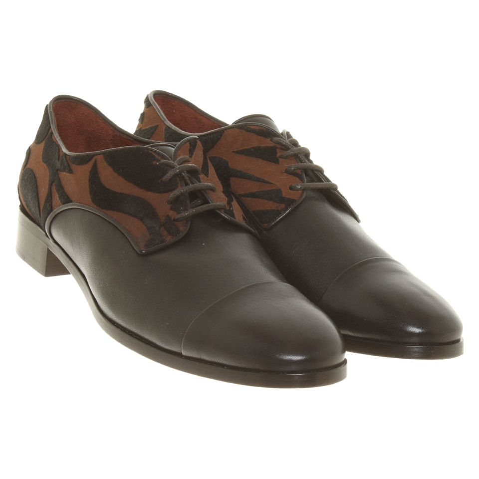 Missoni Lace-up shoes Leather in Brown