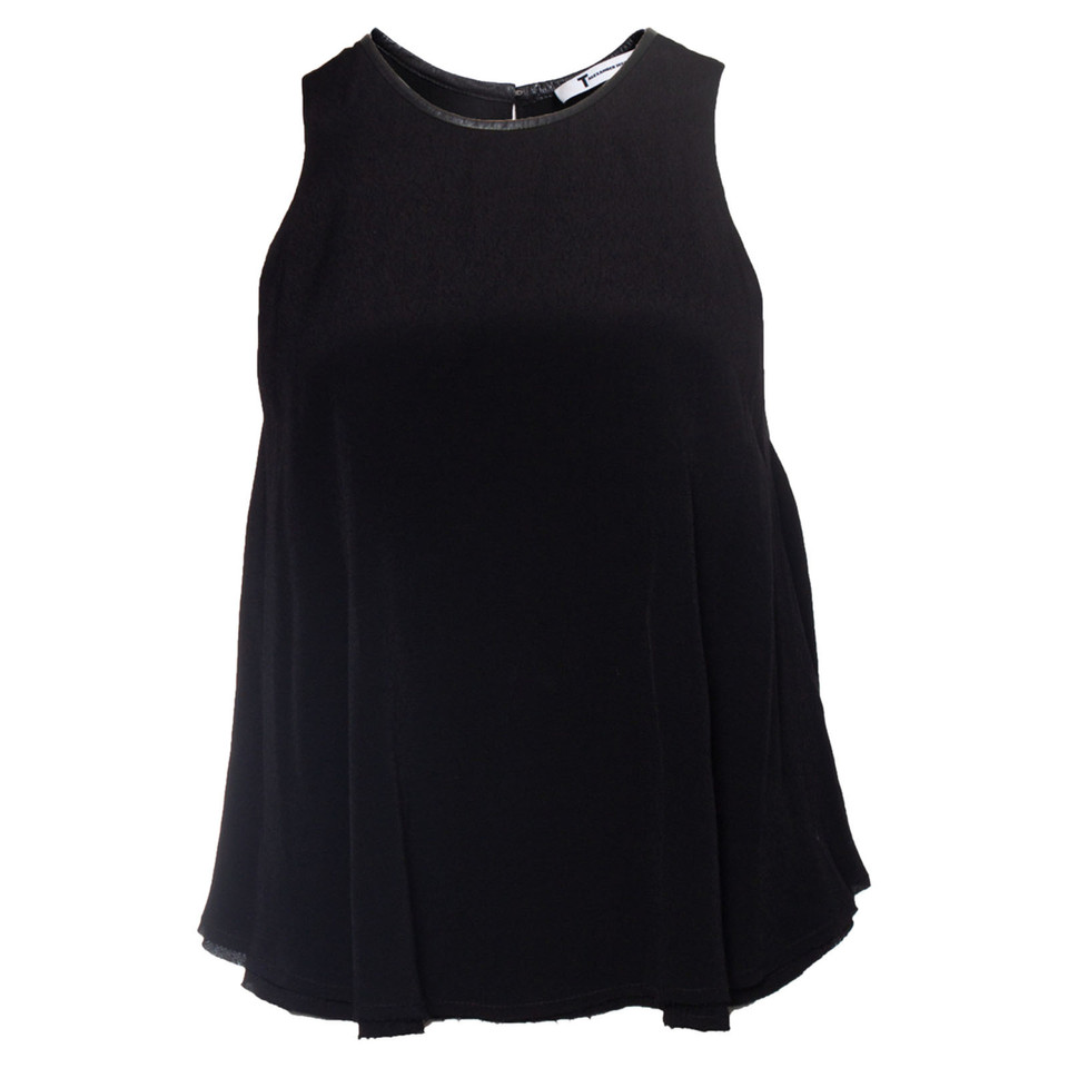 T By Alexander Wang Top Viscose in Black