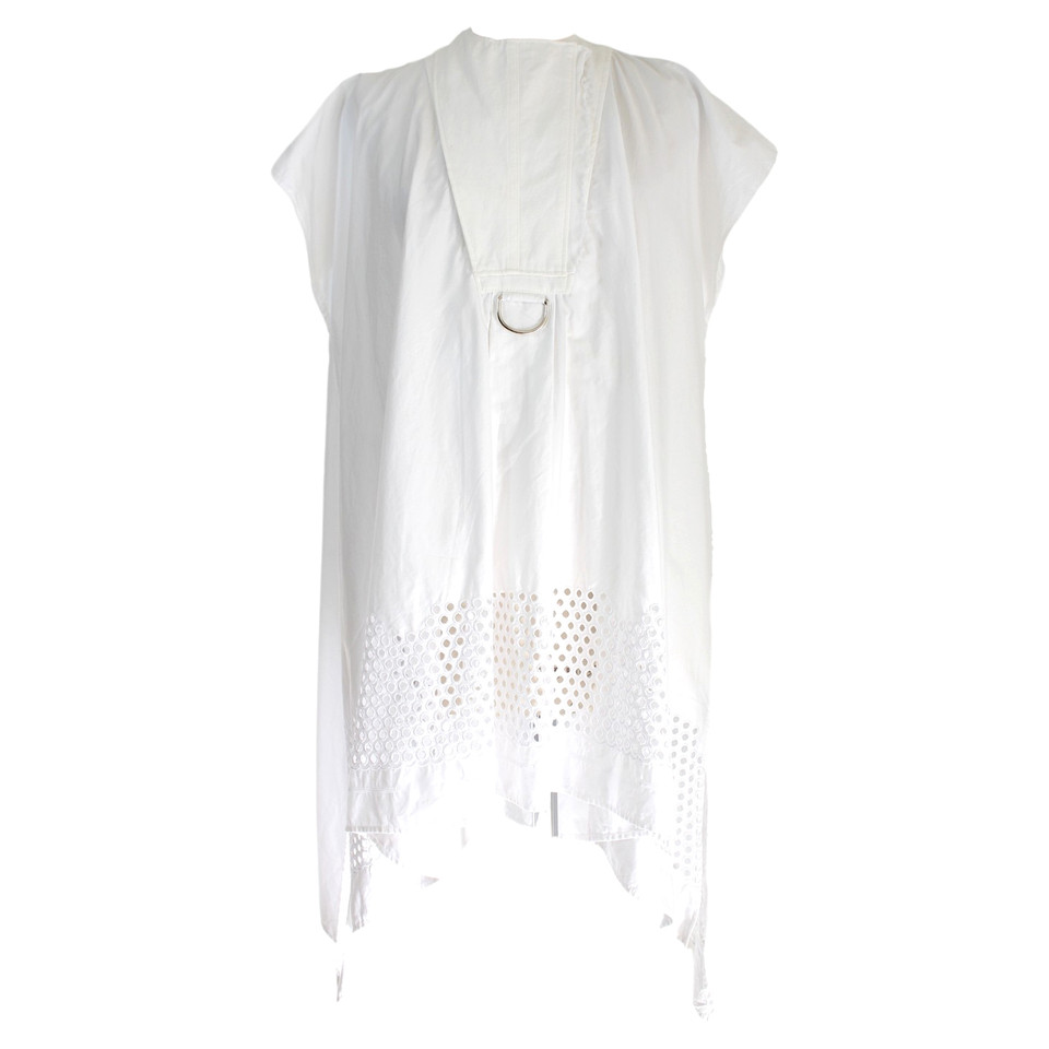 Paco Rabanne Kleid aus Baumwolle in Weiß