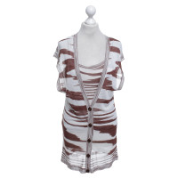 Missoni Twin Set in Brown / Crema