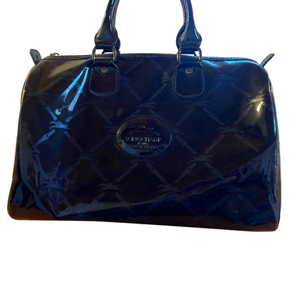 Longchamp Handbag Patent leather in Black