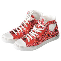Saint Laurent Trainers Canvas in Red