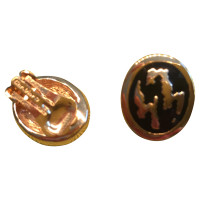 Christian Dior Clip earrings in black and gold