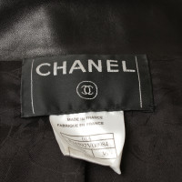 Chanel Blazer di pelle nero