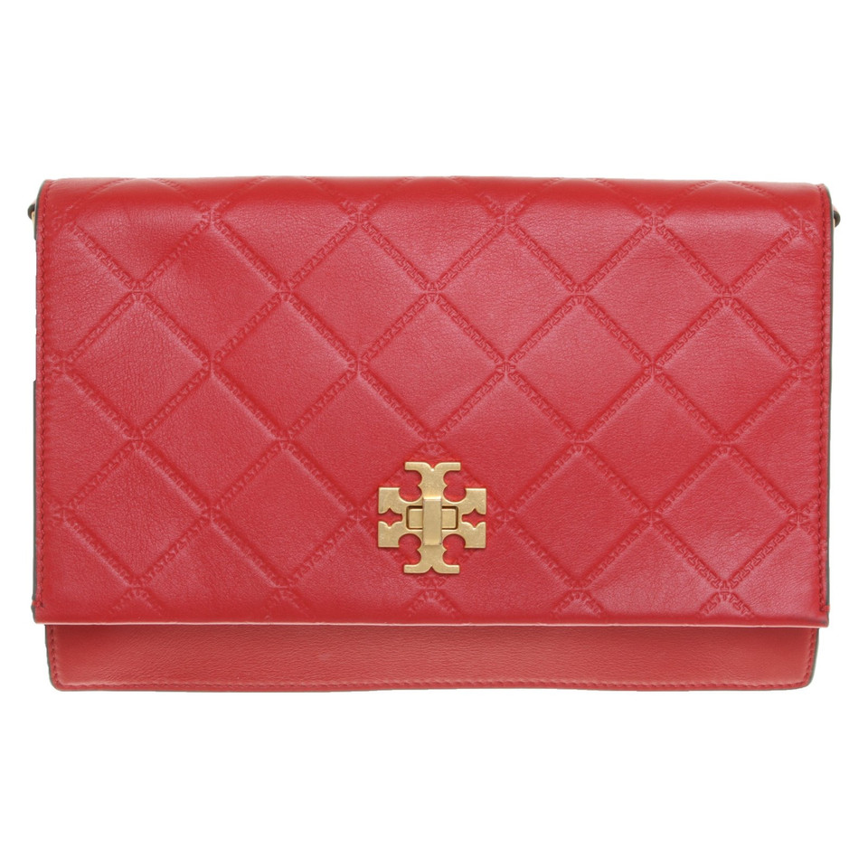 Tory Burch Shoulder bag Leather in Red