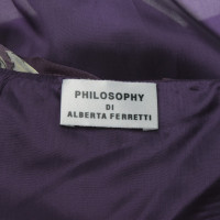 Philosophy Di Alberta Ferretti Silk in purple