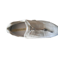 Cesare Paciotti Sneakers aus Leder in Weiß