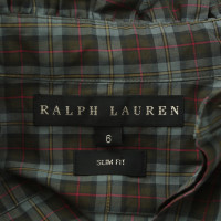 Ralph Lauren Black Label Geruite blouse met de details
