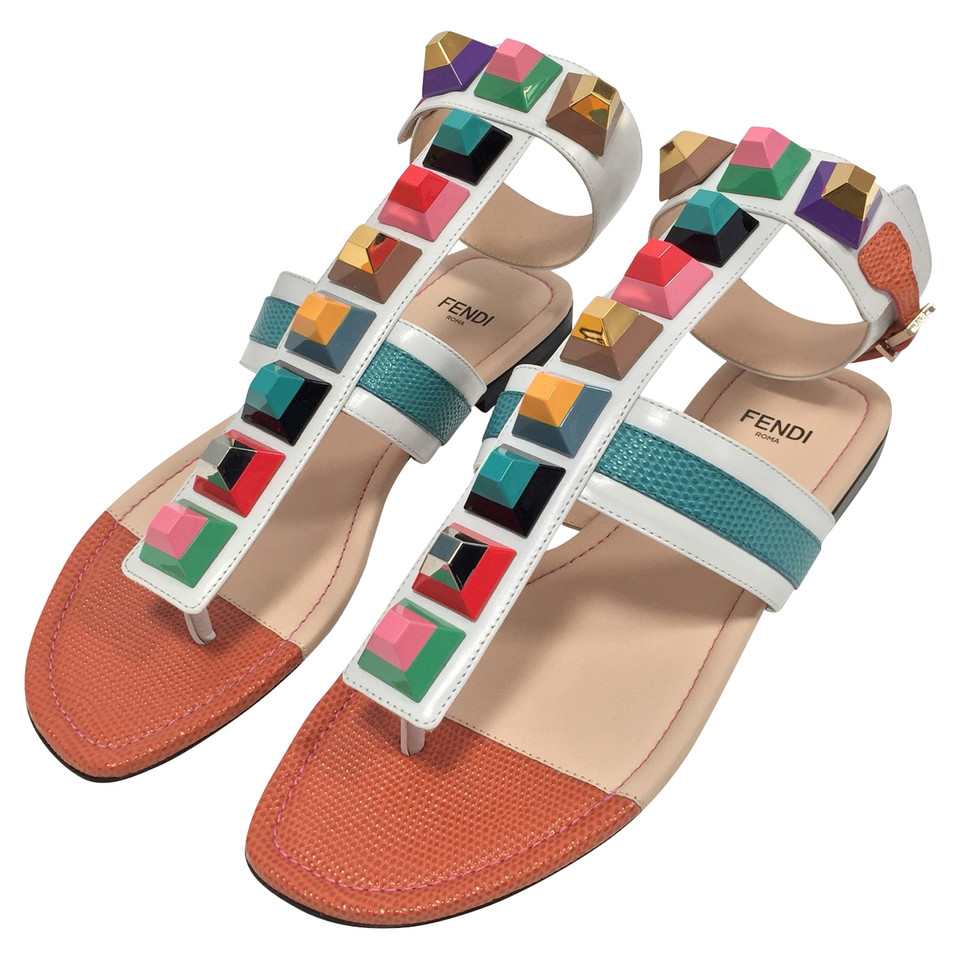 Fendi Rainbow sandals 