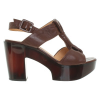 Robert Clergerie Sandals in brown