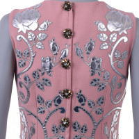 Dolce & Gabbana Robe avec des applications en cuir