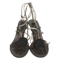Costume National Sandals Leather in Brown