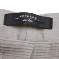 Max Mara pantaloni di velluto a beige