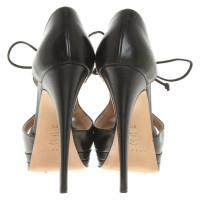 Casadei Pumps/Peeptoes en Cuir en Noir