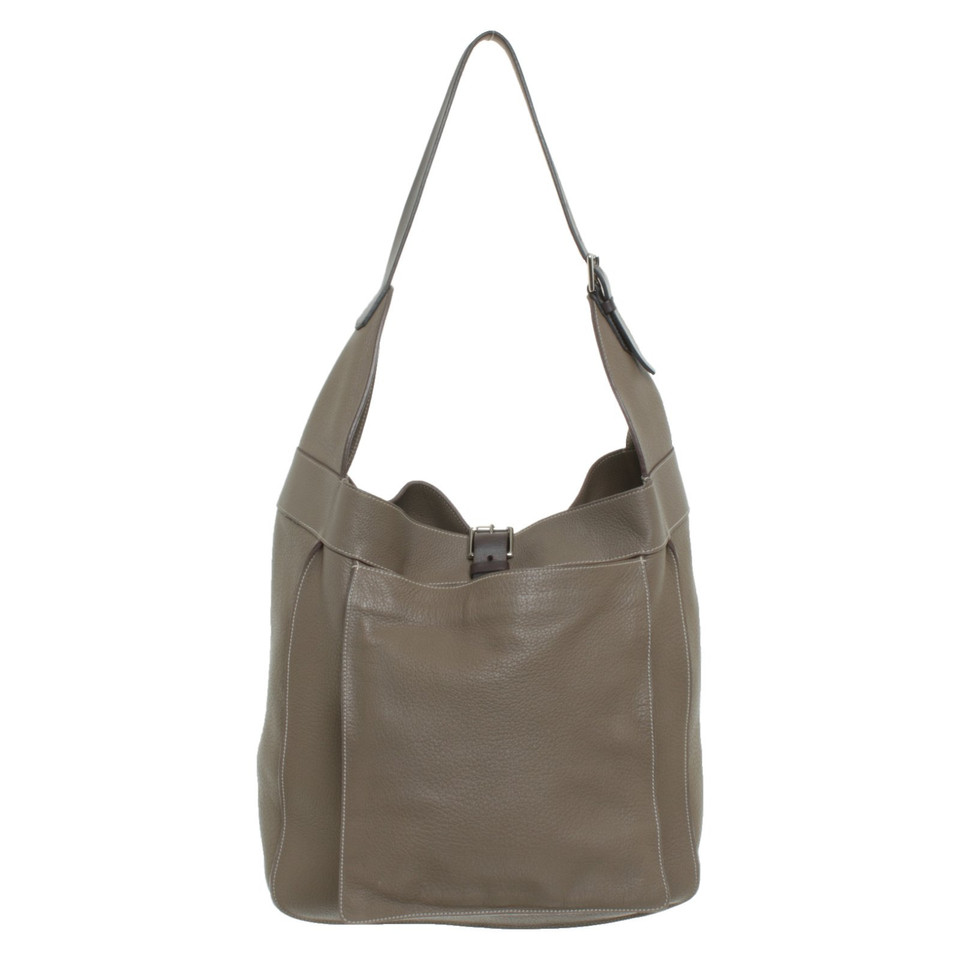 Hermès Leather handbag "Marwari GM" in taupe