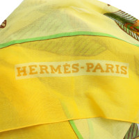 Hermès Doek met tropische print