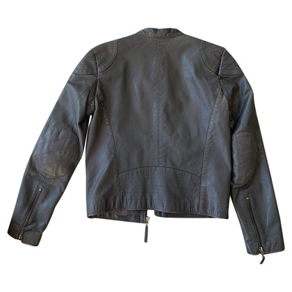 Comptoir Des Cotonniers Vest Leather in Grey