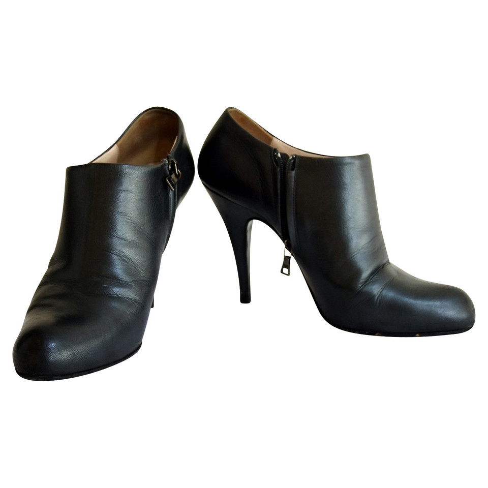 Prada Anthracite ankle boots