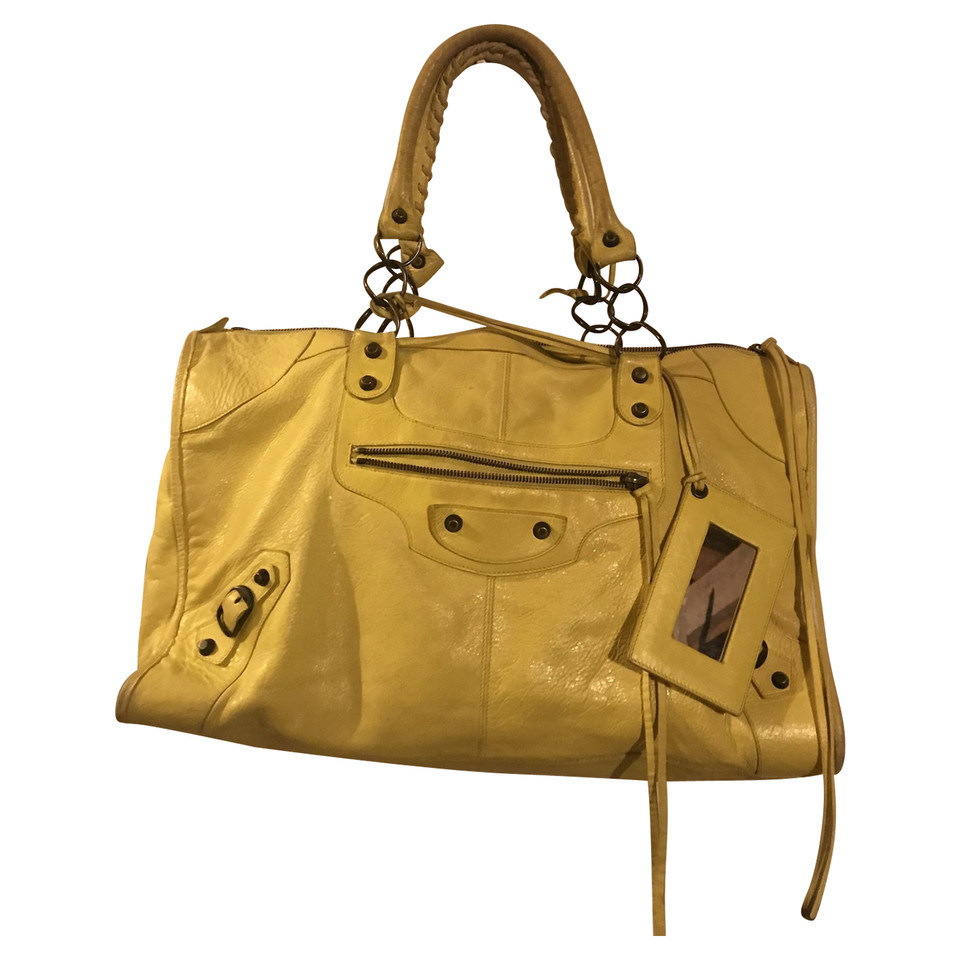 Balenciaga Borsa da viaggio in Giallo