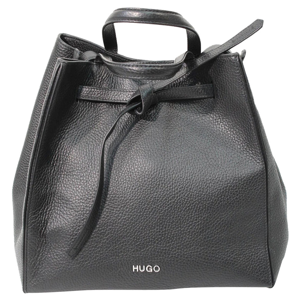 Hugo Boss Handtasche aus Leder in Schwarz