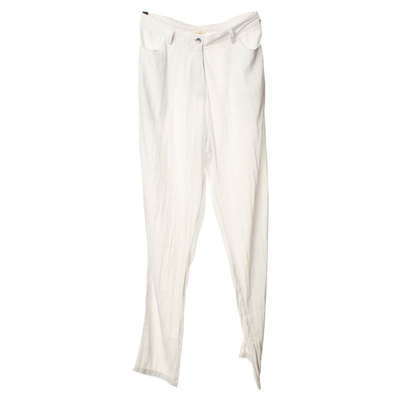 American Vintage Pantalone trasparente semi in grigio