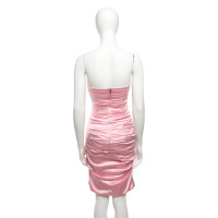Dolce & Gabbana Abito di seta in rosa