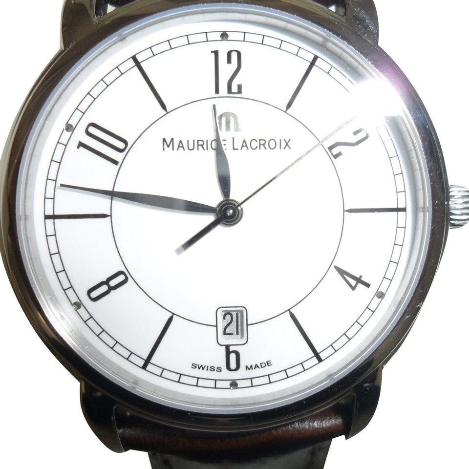Maurice Lacroix Horloge Staal in Zilverachtig