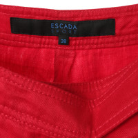 Escada Broek in rood 